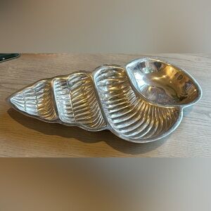 TARGET Cast Aluminum Seashell Serving Tray